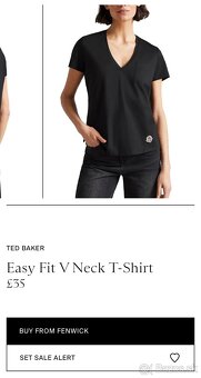 Ted baker čierne tricko , veľkosť M , nové - 4