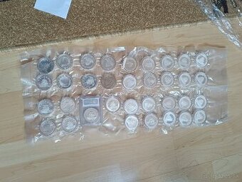 Čínska panda 10 Yuan od r. 1989. Strieborné mince. 1 oz. - 4