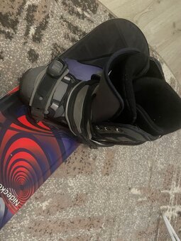 Predám snowboard nidecker the chill 50+ viazanie - 4