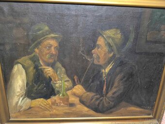 Stará olejomaľba - 4