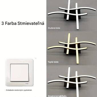 Stropné LED svietidlo CABEZAS-E | 24W - čierna, strieborná - 4