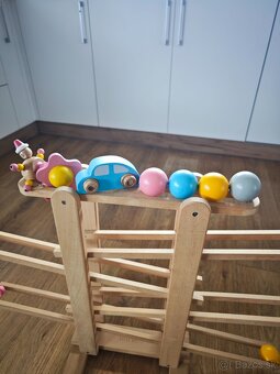 Eli design drevená guľôčková dráha - 4