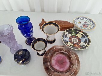 Rozna keramika.sklo..vaza tanier dzban - 4