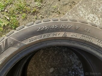 Predám zachovalé zimné pneumatiky na Hondu Civic 8g - 4