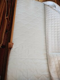 Borovicova detska postel 160x80 s novym matracom - 4