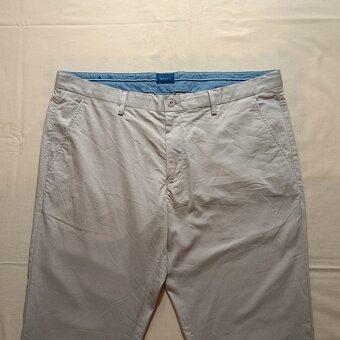 Gant elegantné béžové nohavice Hallden Slim W40 L34 - 4
