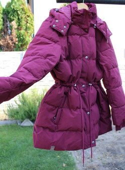 Prešívaná bunda so šnúrkou na v páse č.44 - 4