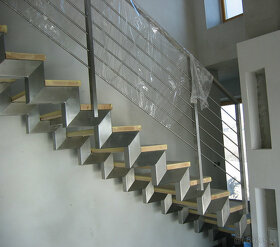 Kovové schody , nerezové schody , oceľové schody - 4