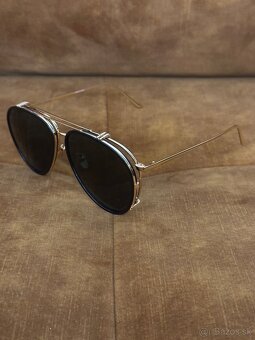Linda Farrow Aviator slnečné okuliare - 4