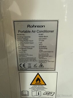 Mobilná klimatizácia Rohnson COOL WAVE ešte 1 rok v záruke - 4