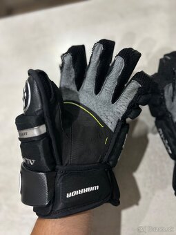 ✅ Hokejové rukavice WARRIOR LX PRO - č. 13 - 33 CM - BLACK ✅ - 4