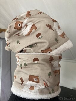 Detské čiapky- zateplené - 4