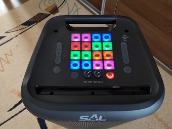 Predám bezdrôtové DJ Repro Sal PAR221 s BT mikrofonom - 4