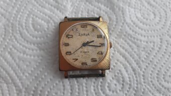 Zarja 21 jewels-,pánske,sovietské hodinky - 4