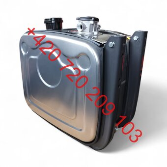 Olejová nádrž boční 60–230 l, hliník – víčko, filtr, držáky - 4