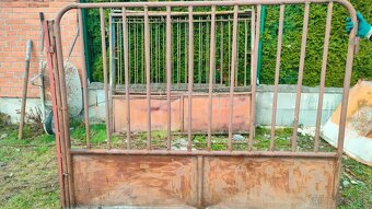 Brána dvojkrídlová 4m, pevná zváraná - 4