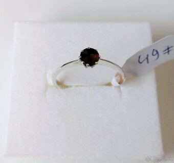 2ks pekne staršie strieborne prstene - 4