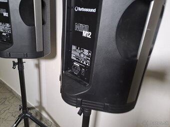 2x Aktívny reprobox Turbosound Milan M12 + príslušenstvo - 4