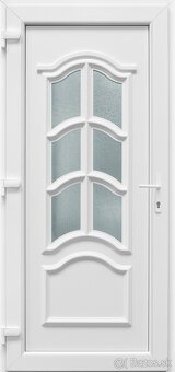 PLASTOVÉ VCHODOVÉ DVERE BIELE 980mm.x2080mm. - 4
