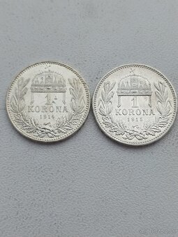 Mince 1 koruny F.J. - 4