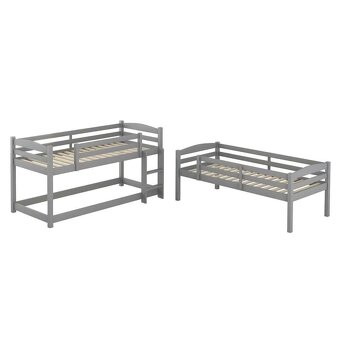 Poschodova postel pre 3 deti - 4