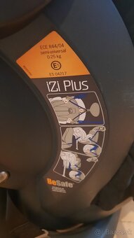 Predám autosedacku BeSafe Izi plus do 25kg - 4