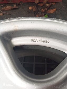Predám alu disky 5x120 R15 BBS - 4