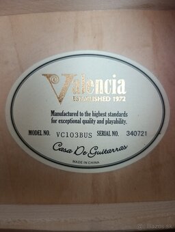 Valencia VC103-BUS akustická gitara pre deti veľkosť (2/4) - 4