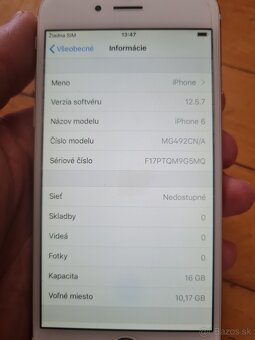 Predám iPhone 6 16GB Gold - 4