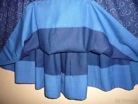 Ženský kroj - sukňa z modrotlače - 4