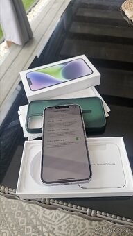 Apple iphone 14 128gb, purple - 4