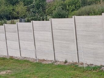 Predám betónové platne na stavbu plotu - 4