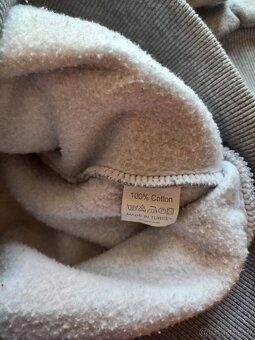 Sivá zateplená mikina - 4