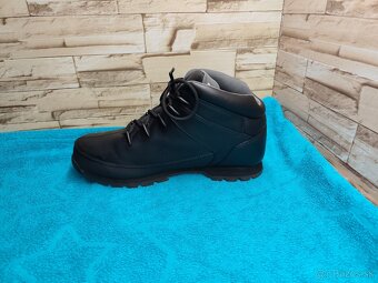 Timberland 46 - pánske kožené čierne topánky - 4