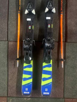 Predám lyže Salomon 130 cm + lyziarky Salomon T3 - 4