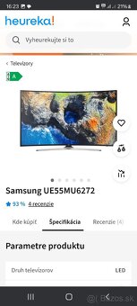 Predam pouzivany televizor Samsung UE55MU6272 - 4
