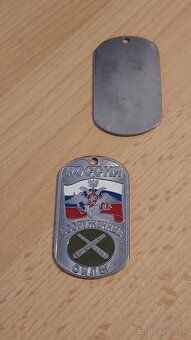 Odznak. Medalión. Žetón. Armáda. Jednotka Rusko. nové. kov. - 4
