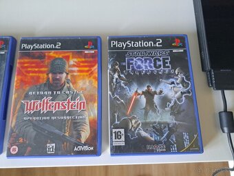 Playstation 2 Slim + 3 Dualshock + 4 hry + prípojka na TV - 4