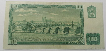 100 Kčs 1961 vzácna séria C - 4