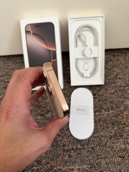 Predám iPhone 16 Pro 256 GB púštny titán Desert Titanium - 4
