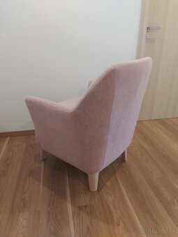 Ružové kreslo - 4