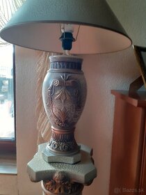 Predám luxusnú lampu s podstavcom_keramika - 4