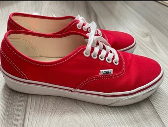 Vans Authentic Červené EU 39 - 4