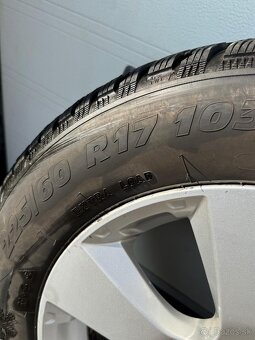 Subaru elektróny, 5x100, ET48, 225/60 R17 zimné, 8mm dezén - 4