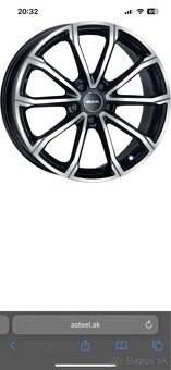 17” hliníkové disky MAK 5x114,3 + zimné 215/60R17 - 4