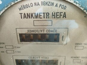Počítadlo na benzín staré , Tankmeter HEFA - 4