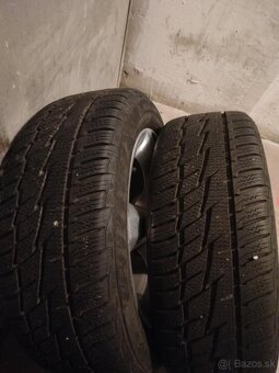 4ks alu disky orig. Škoda 5x100 r15 pneu 195/50 r15 7mm - 4