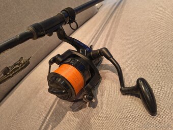 Prút Prologic 3m Custom Black , navijak Tica Scepter GTY6000 - 4