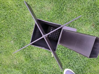 záhradný gril, rocket stove, raketova pec - 4