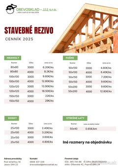 Hranoly 100x100x4000 - 4